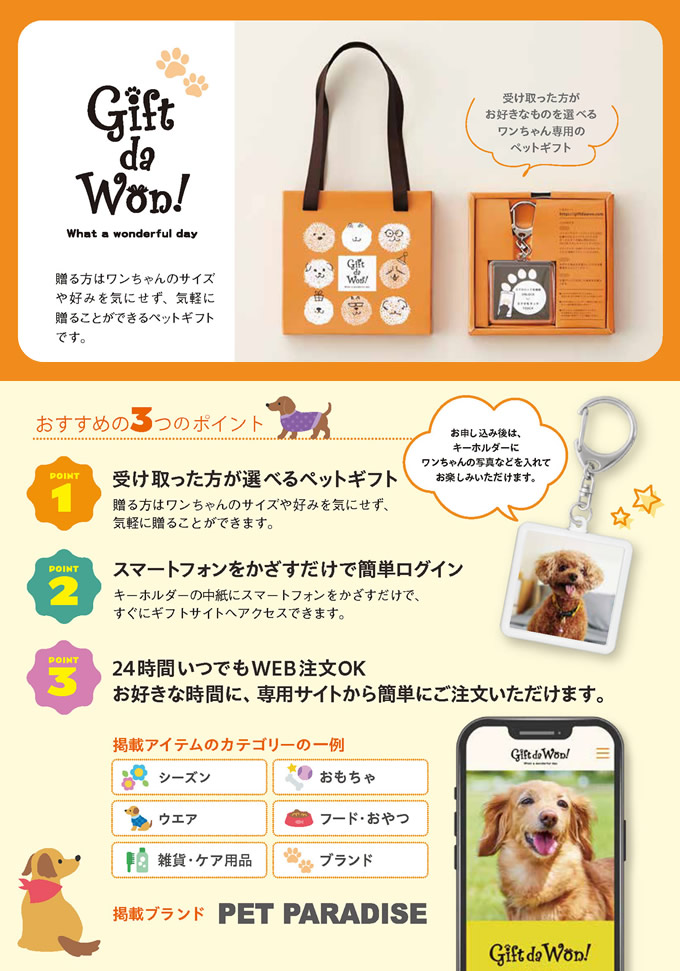 カタログギフト特徴